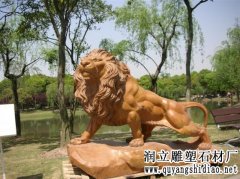 欧款石狮子照片