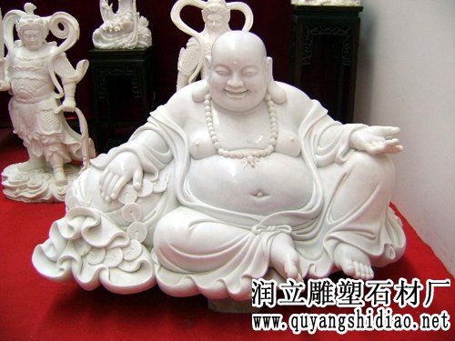 汉白玉弥勒佛