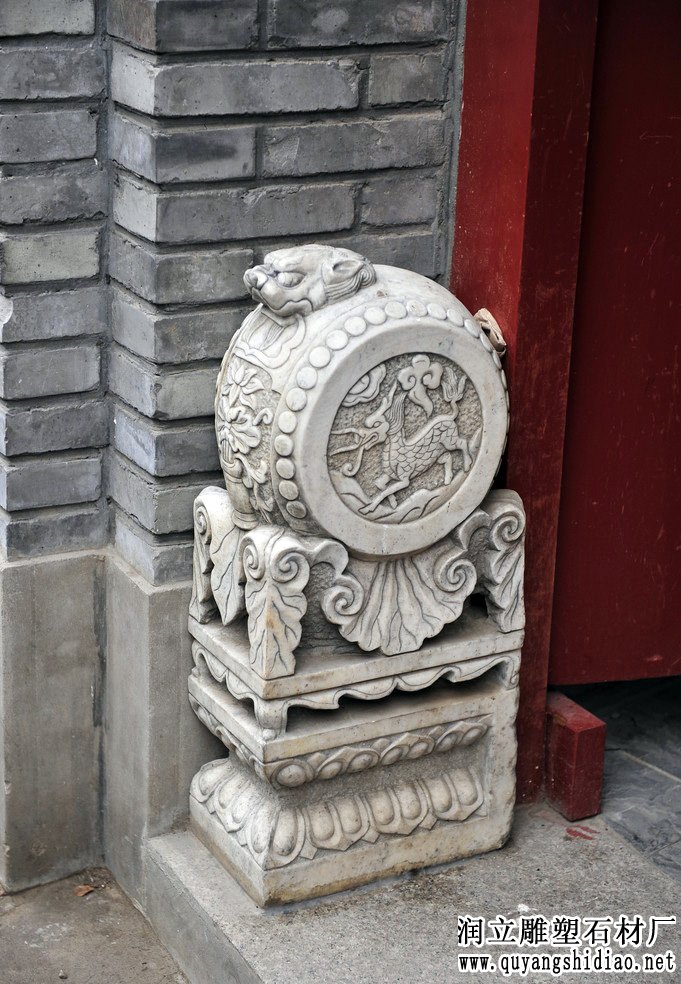 仿古石门墩