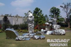 公园不锈钢雕塑-曲阳石雕网
