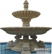 黄金麻石雕喷泉