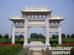 石雕牌坊的分类-曲阳石雕网