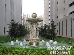 汉白玉石雕喷泉厂家-曲阳石雕网