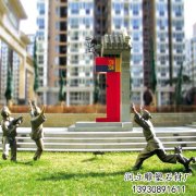 城市铜雕塑